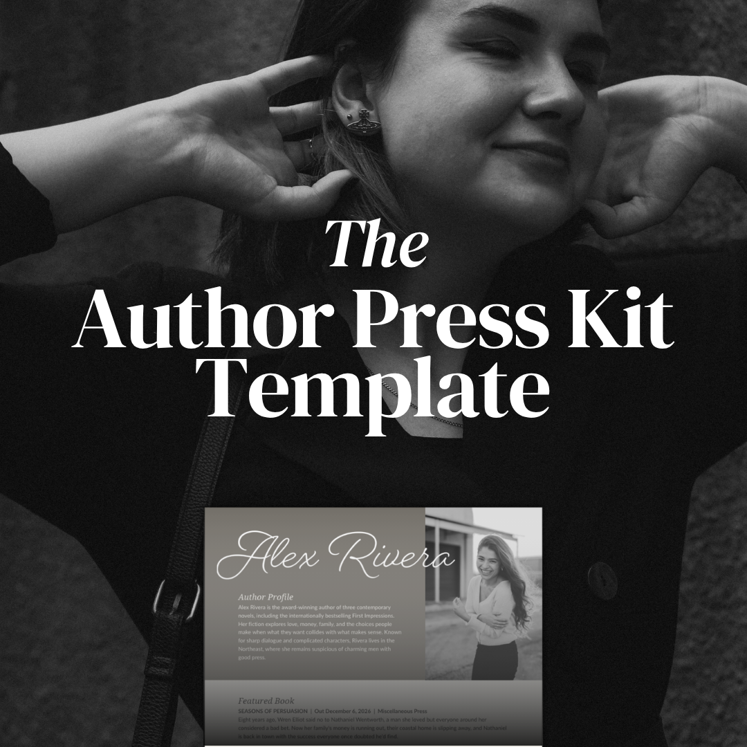 The Author Press Kit - Canva Template