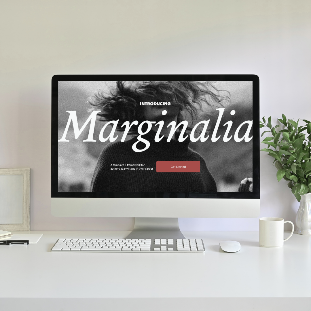 Marginalia - Squarespace Template for Authors