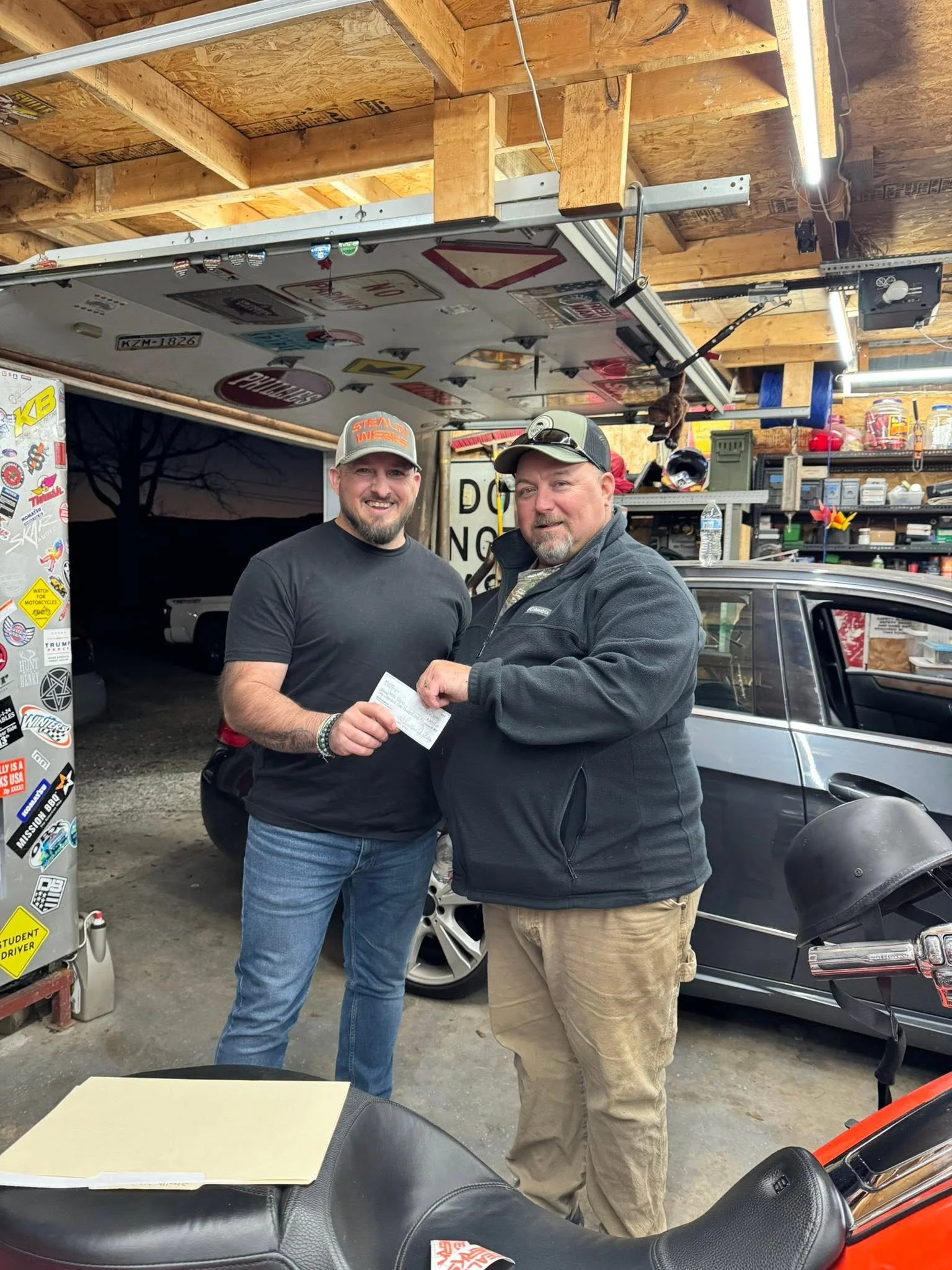 First major donation from J4V