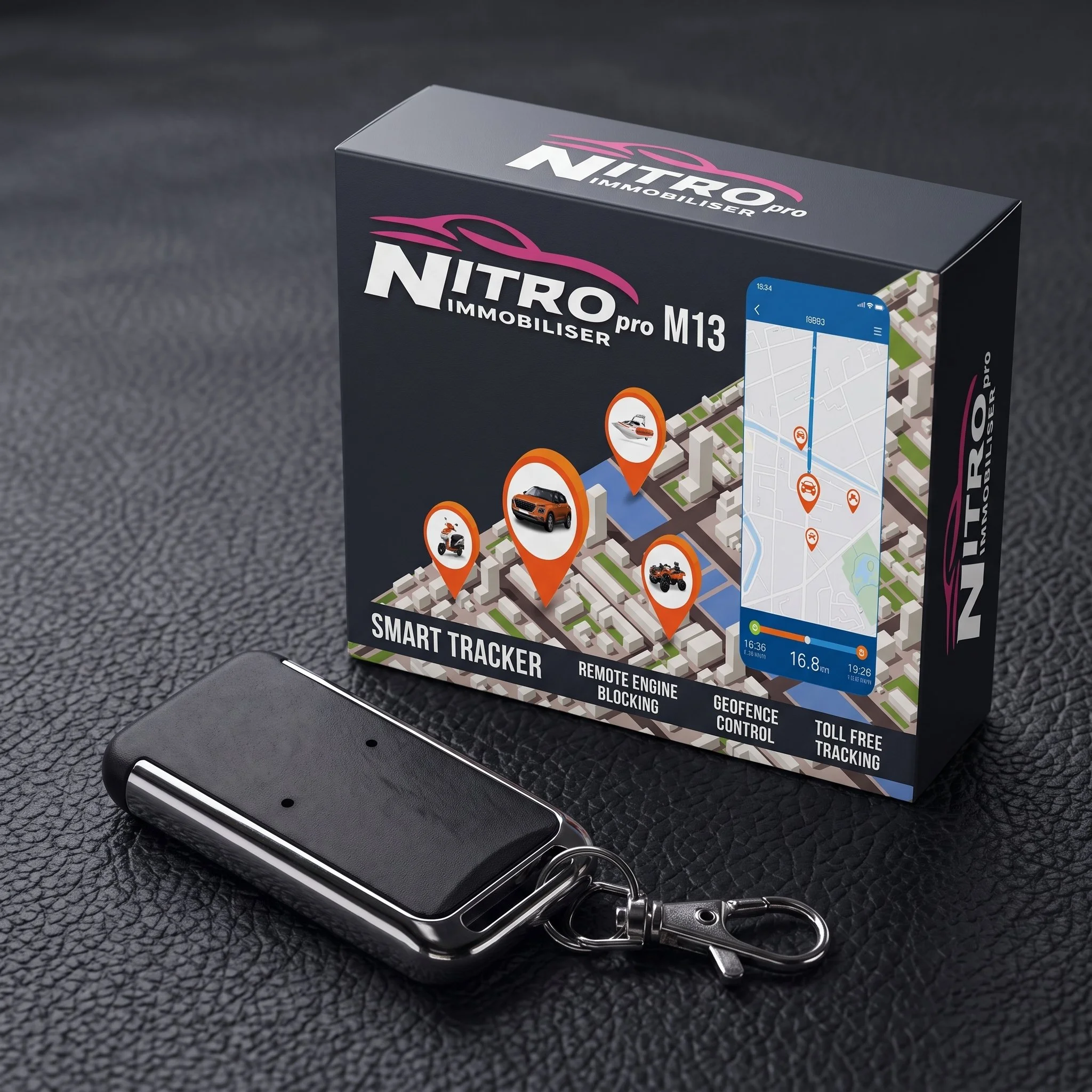 Starline M13 Tracker & Nitro Pro immobiliser package