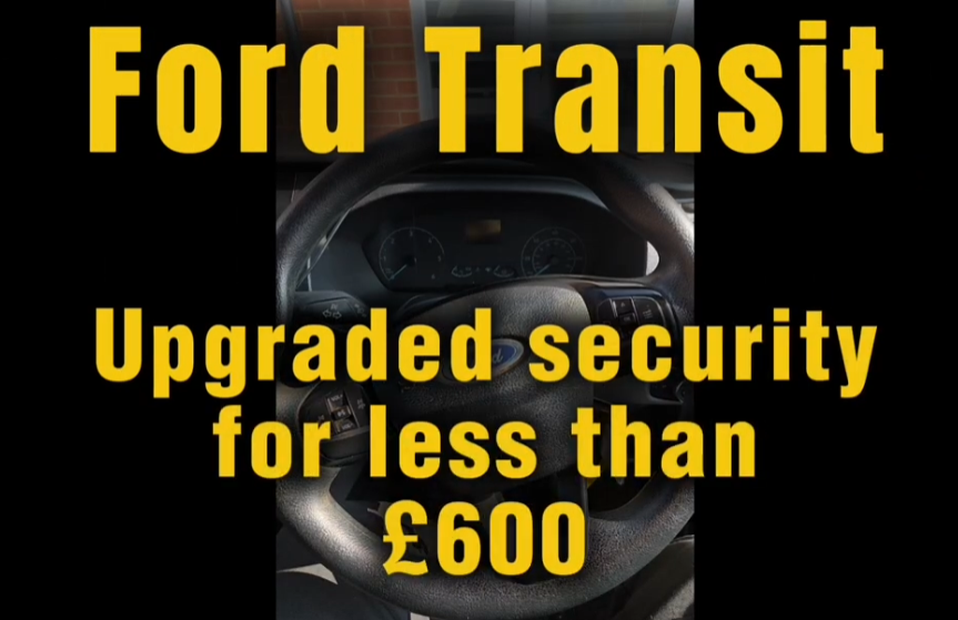 Ford Transit pin code immobiliser & Alarm