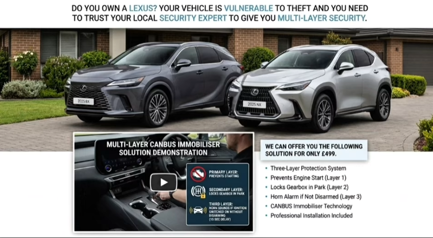 LEXUS RX & NX security upgrade