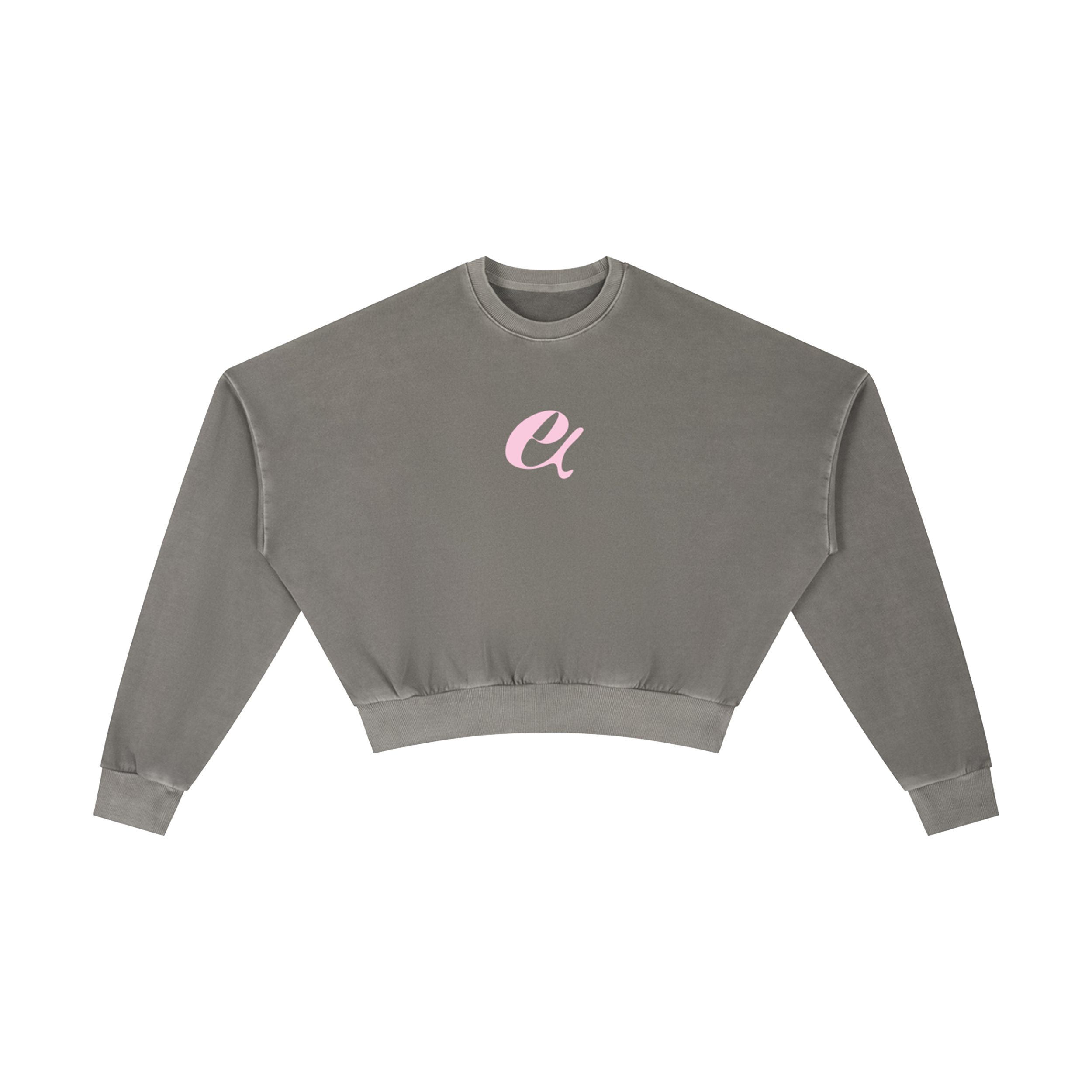 Monogram Cropped Sweatshirt