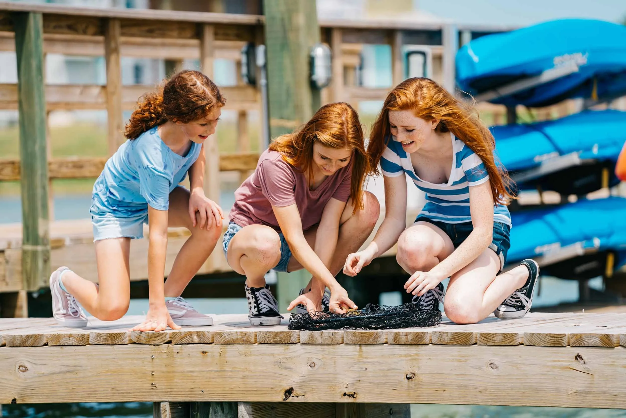 Girls-on-Dock-with-Fish-Net.jpg