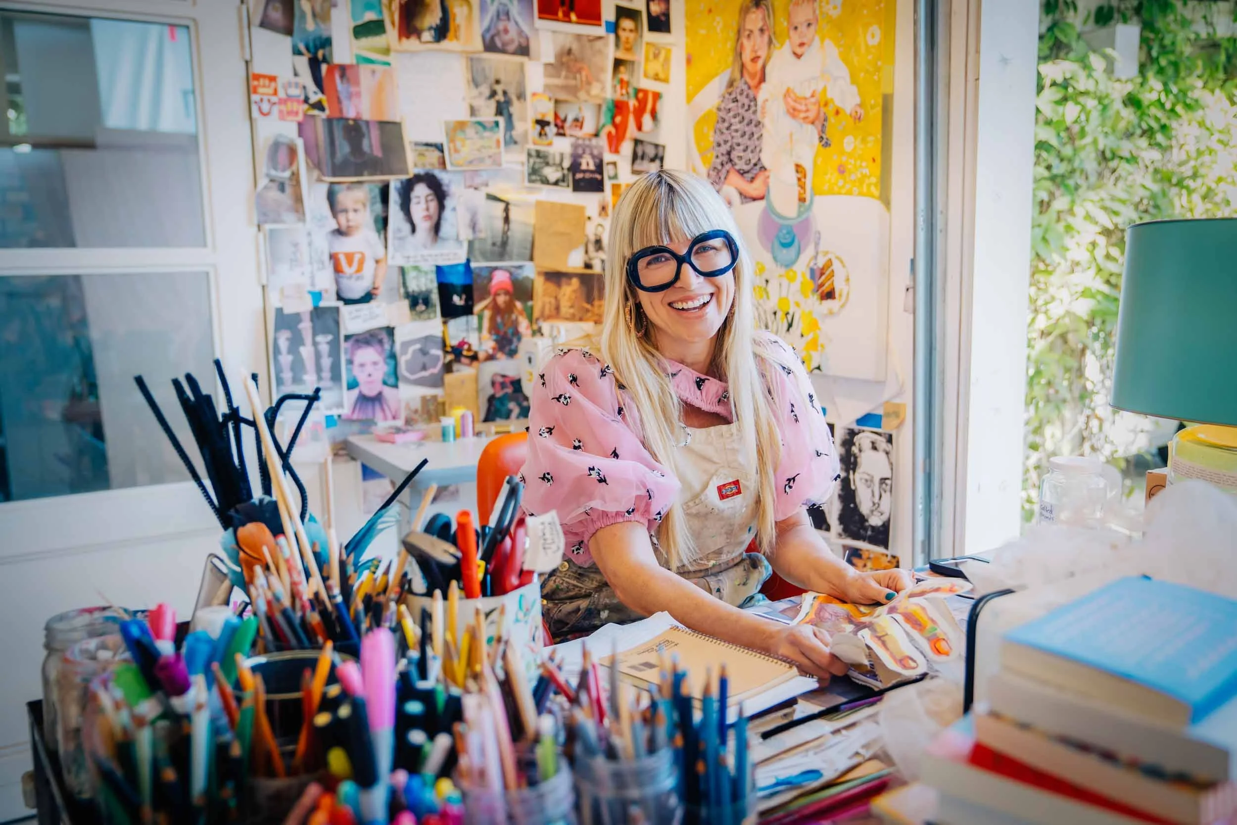 Artist-Elizabeth-Chapin-in-her Colorful-Studio.jpg