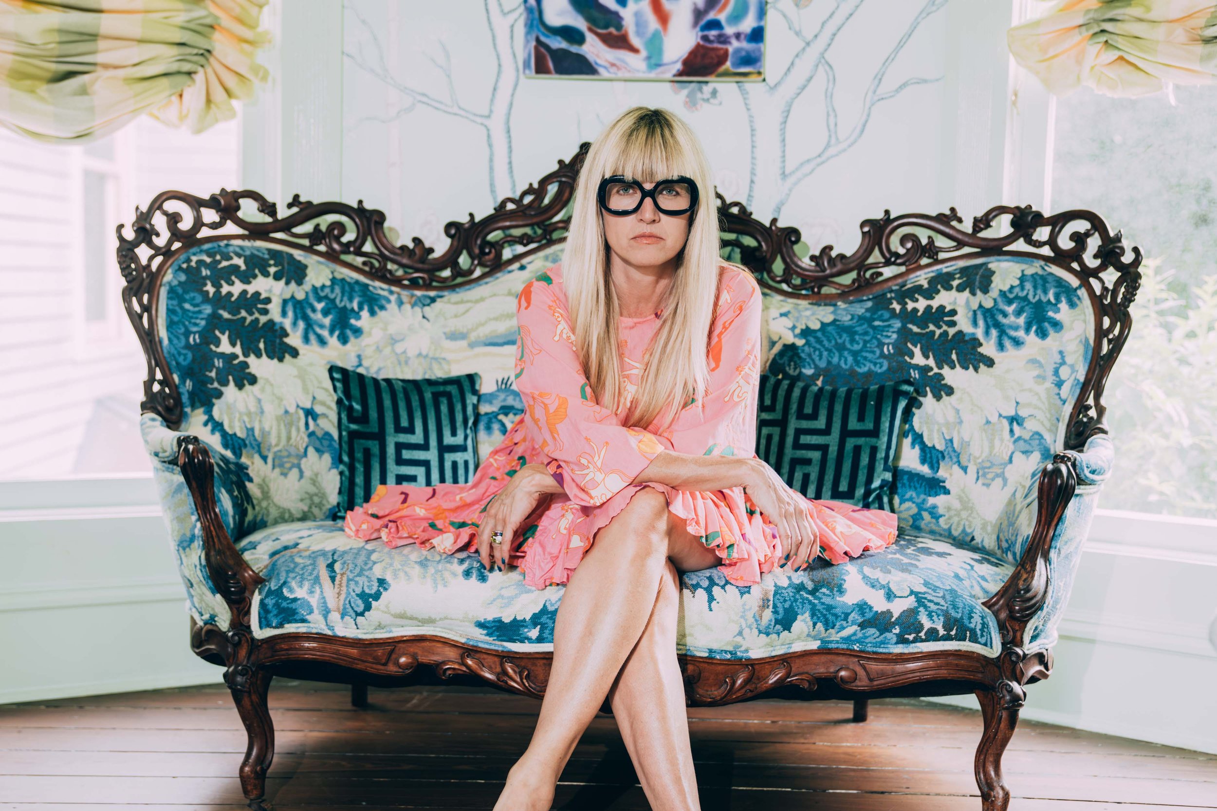Woman on Ornate Sofa.jpg