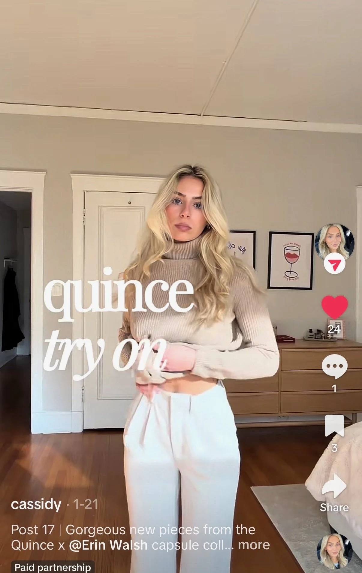 Quince UGC Video