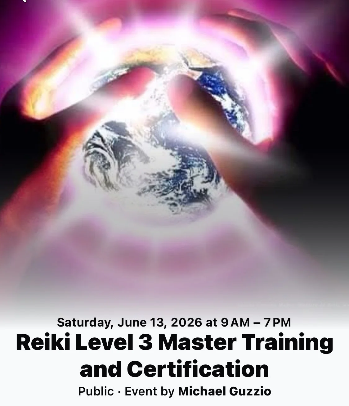 Reiki Level 3 Master Training and Certification