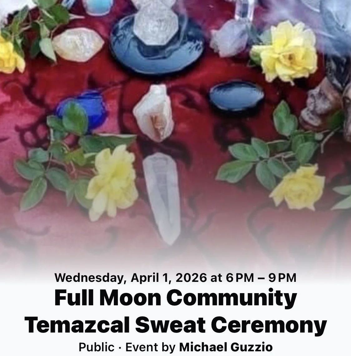 Full Moon Temazcal Sweat Ceremony