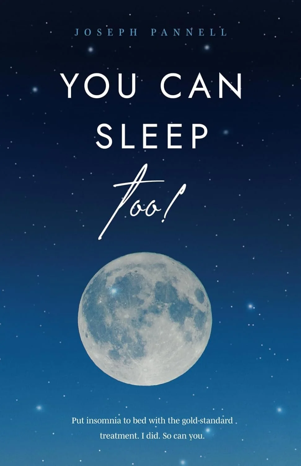 Book named "You can sleep too!" by Joseph Pannell.