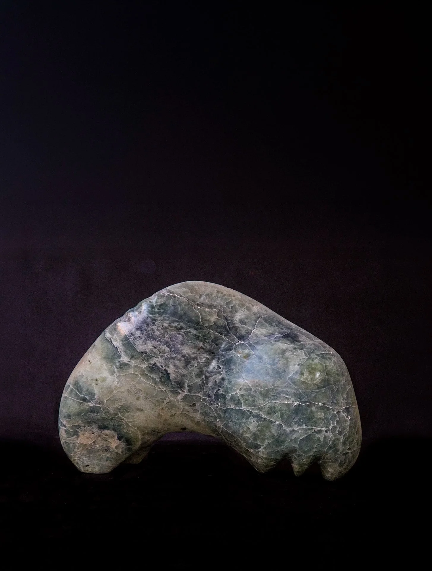 Green Boy |  Soap Stone  |  9.75-x-15-x-4.5 IN  | 2015