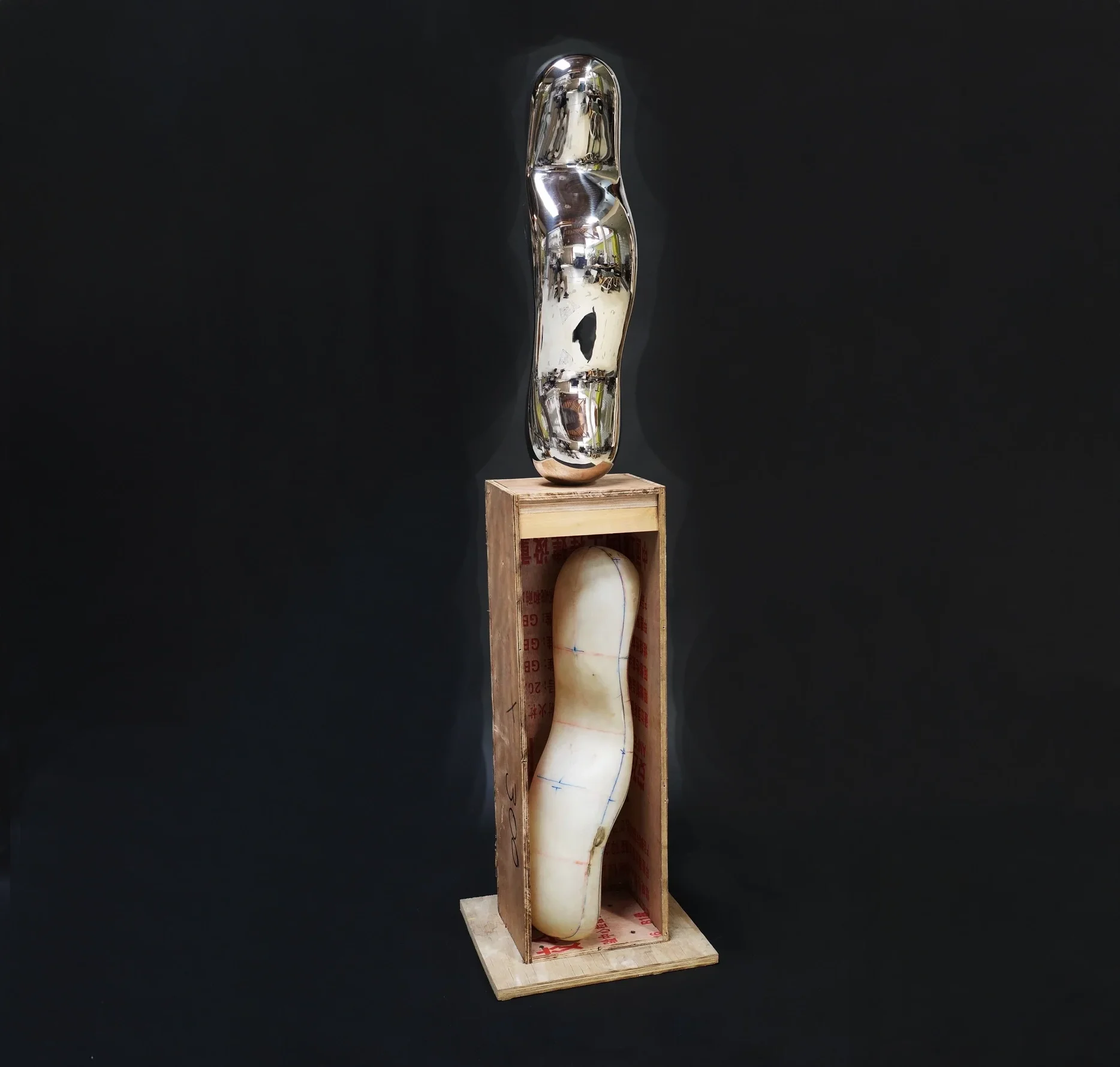 Changeling  | Stainless Steel  | 55 x 12 x 12 IN | 2016