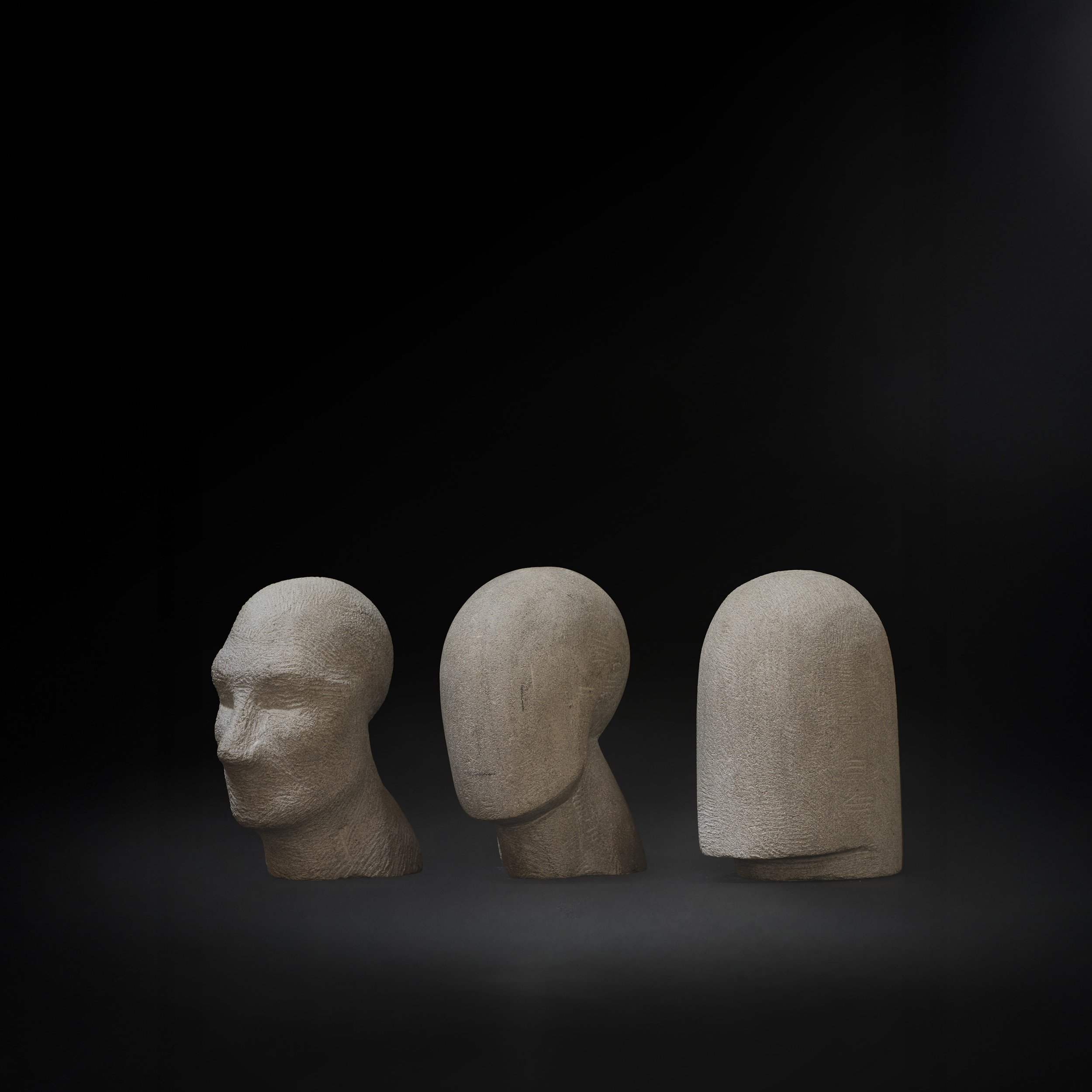 Head Study |  Limestone |  7.3 X 3.5 X 5 IN |  1984