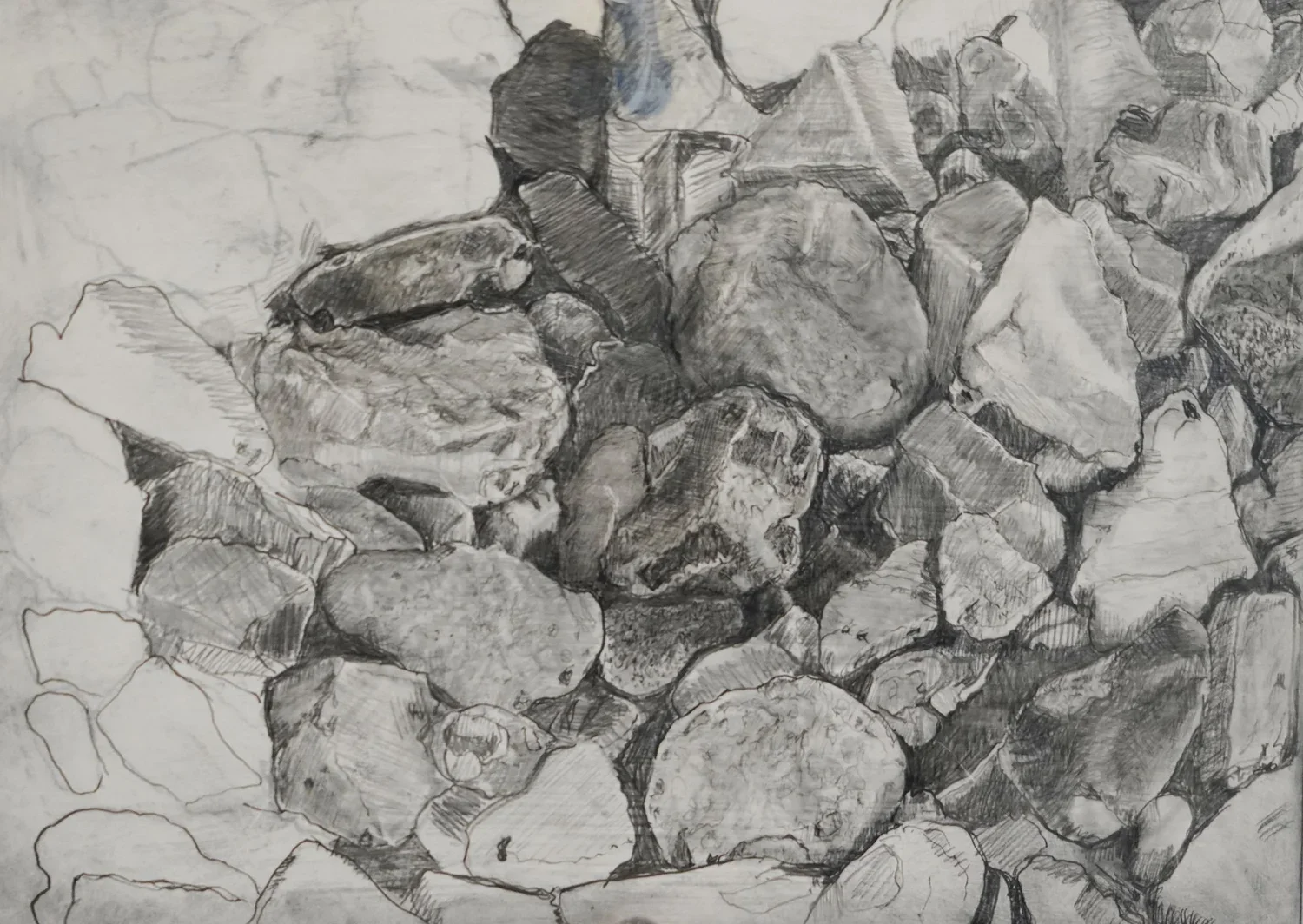 Rock Beach | 5"x 7" IN  |  Graphite  |  2019