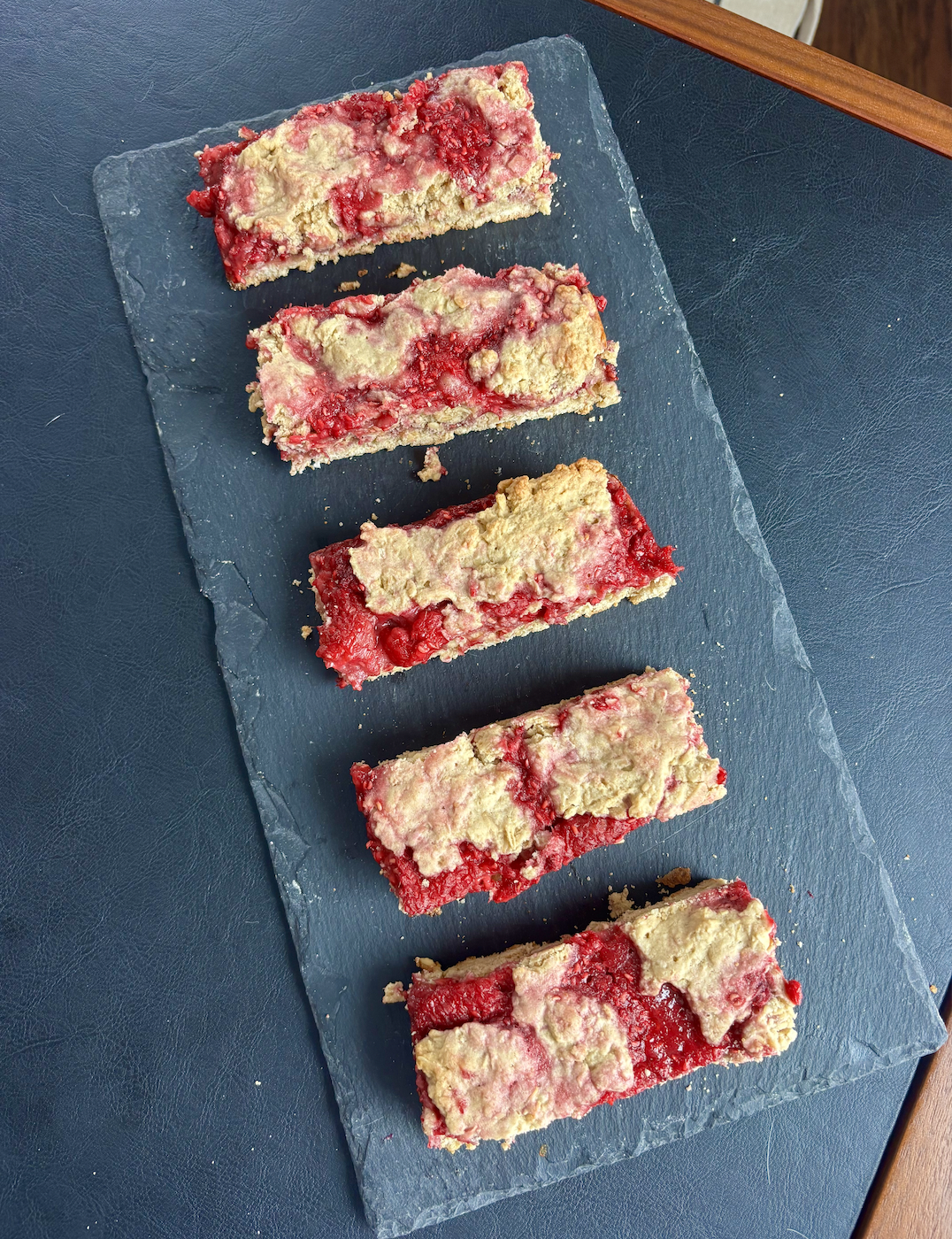 Raspberry crumble bars *available upon request