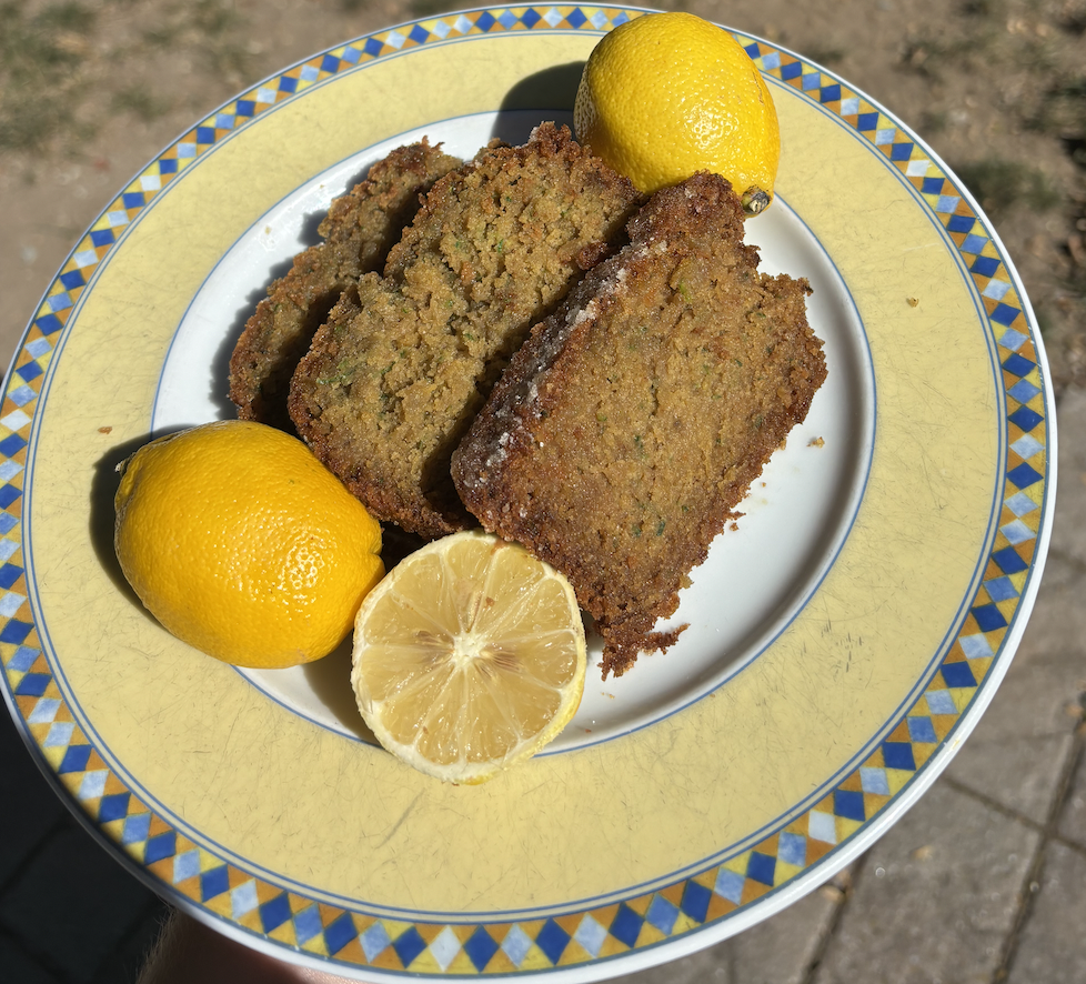 Gluten free lemon zucchini loaf *available upon request