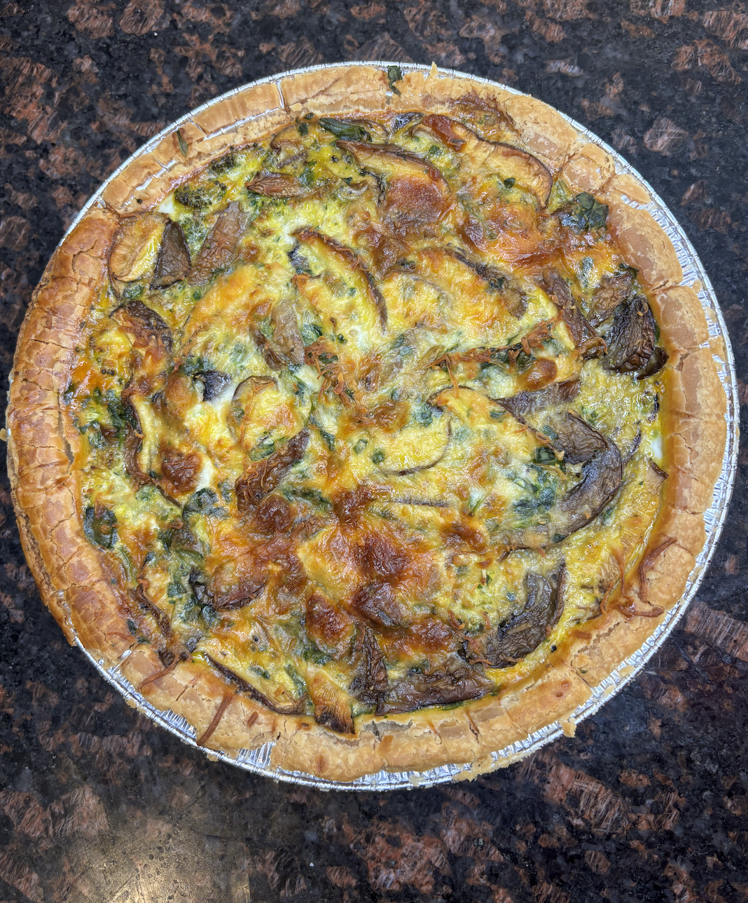 Gluten free quiche *available upon request