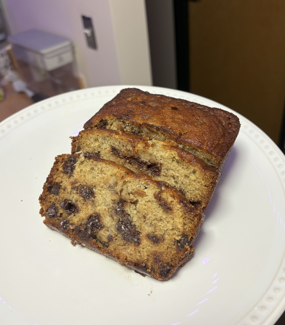 Chocolate chip banana bread