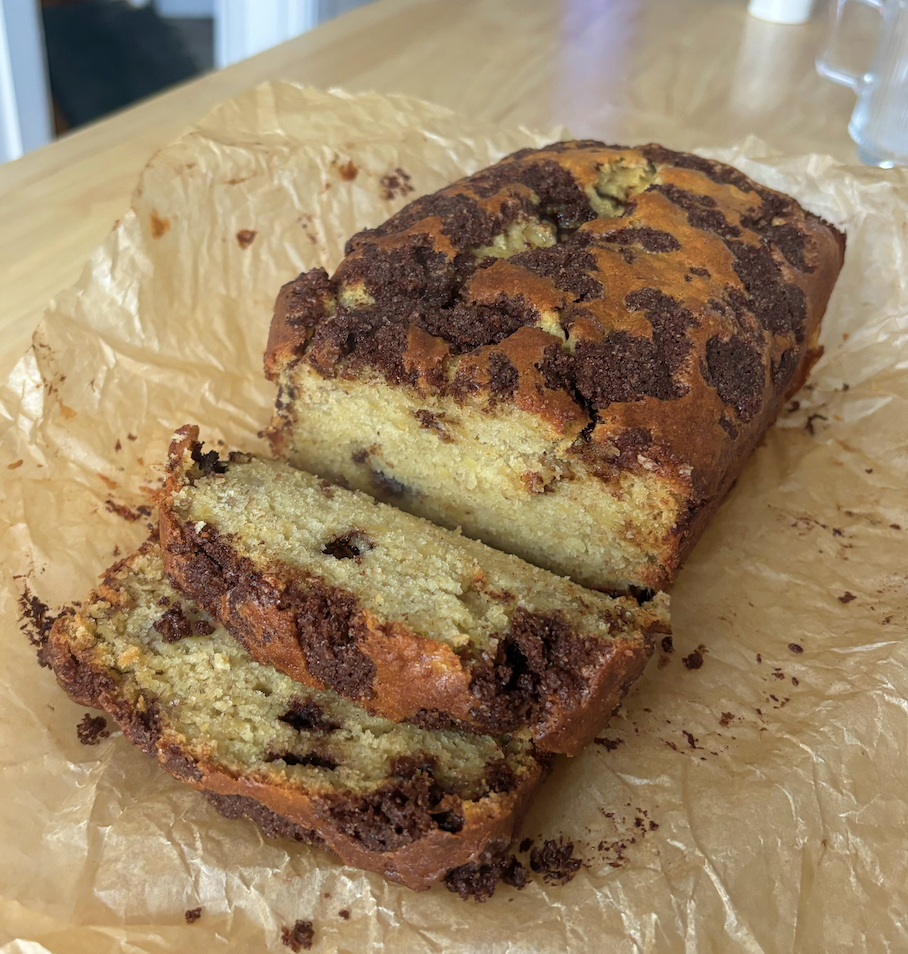 Cinnamon crunch banana bread