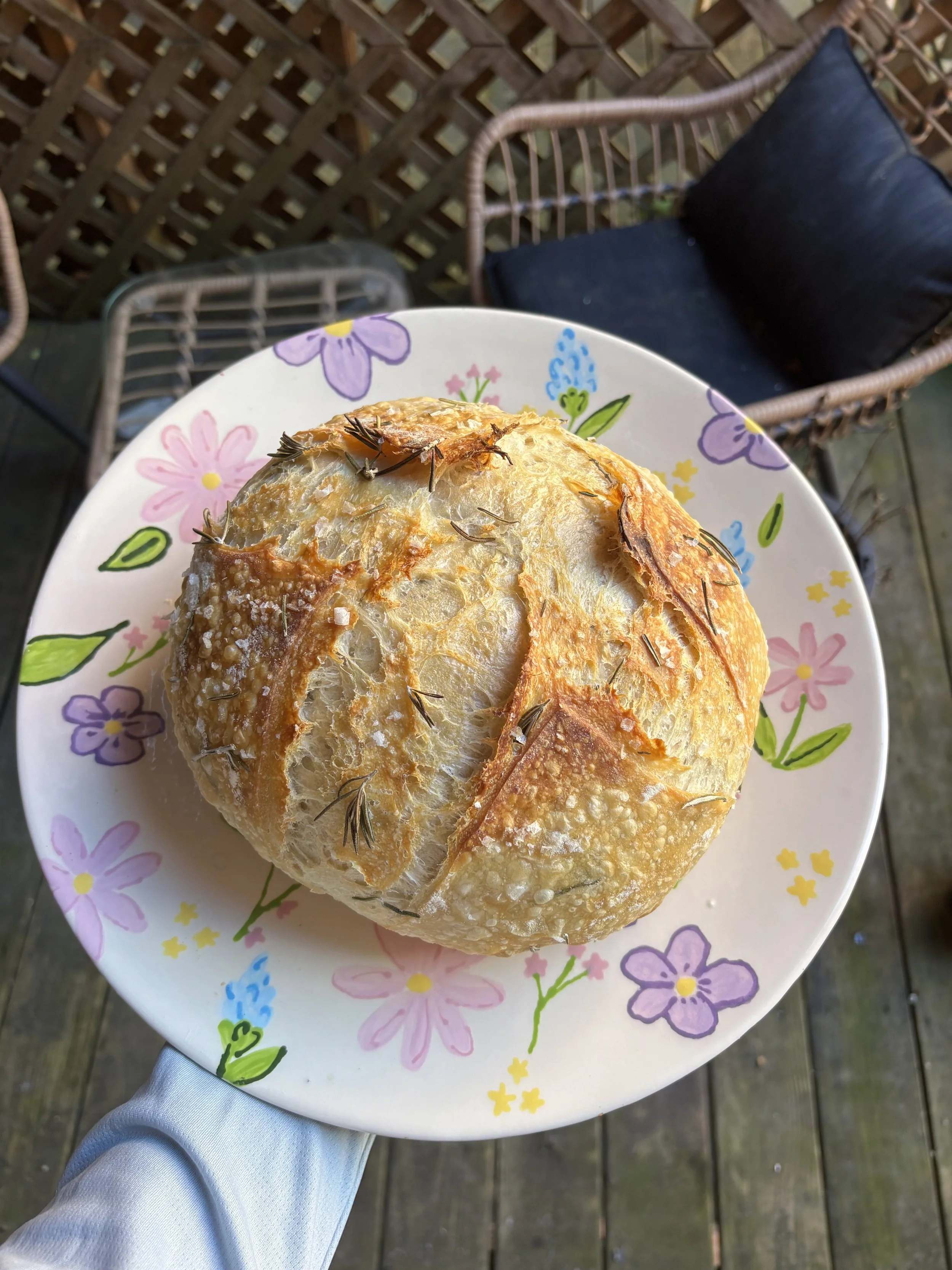 Rosemary sea salt sourdough *available upon request