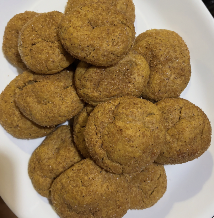 Brown butter pumpkin snickerdoodles (about 24) *available upon request