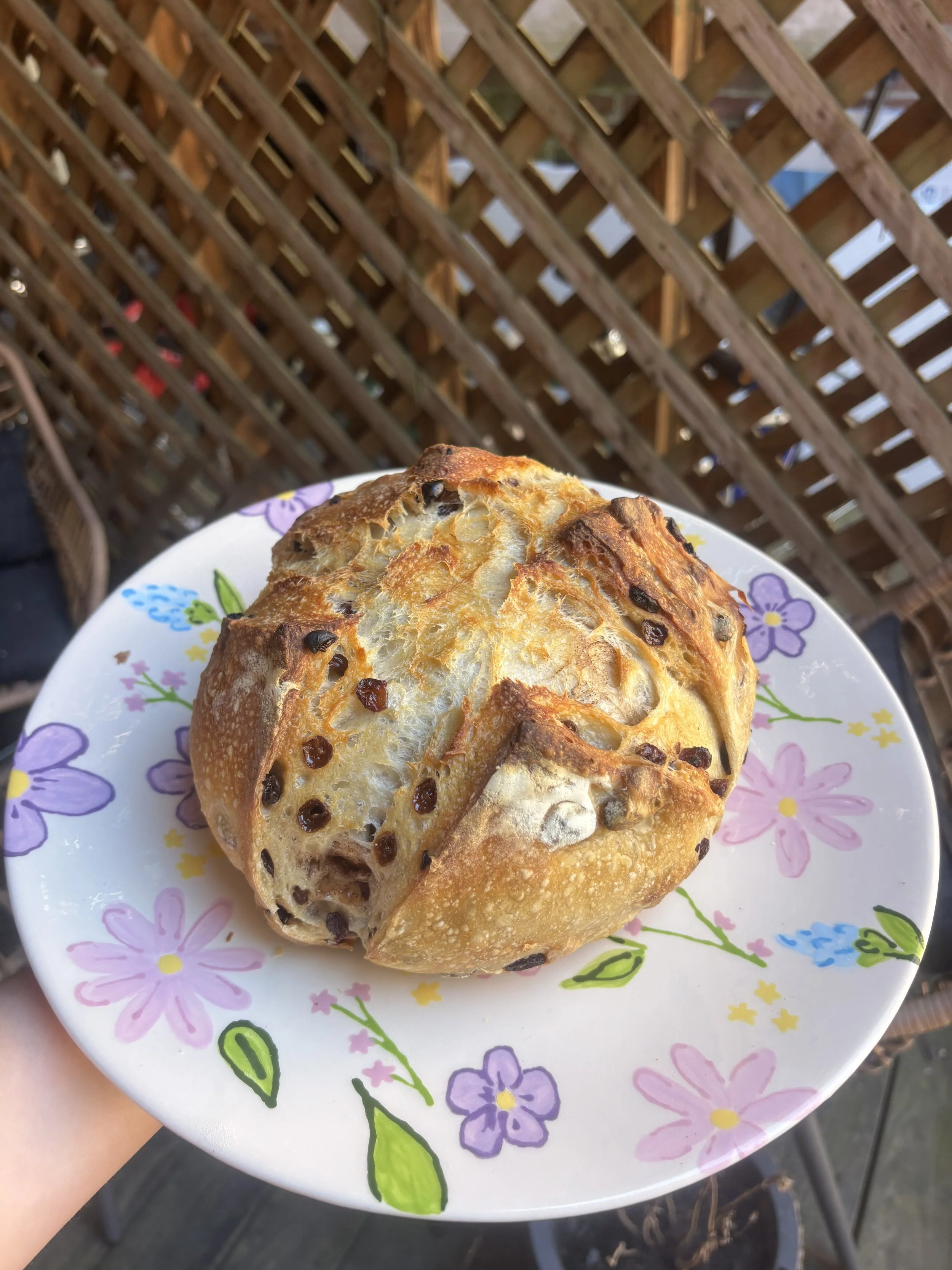 Cinnamon raisin sourdough *available upon request