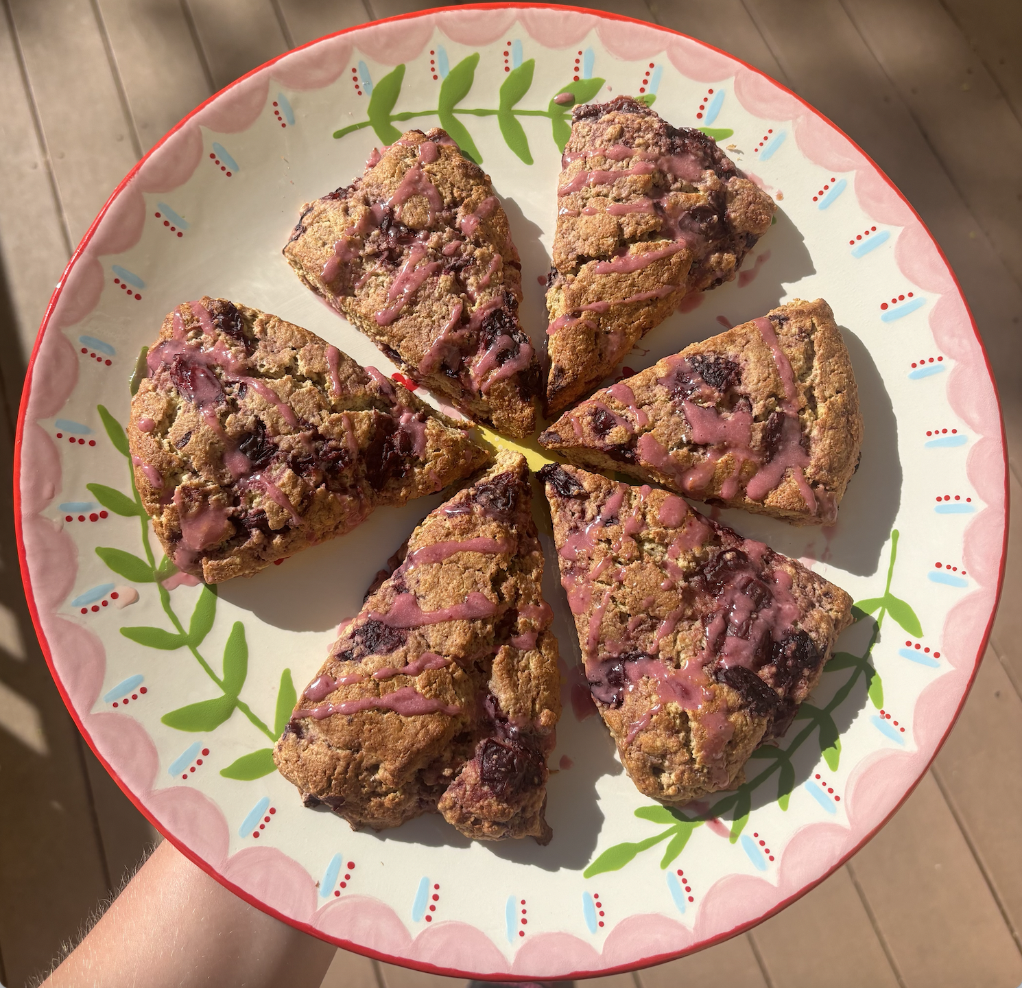 Gluten free cherry scones (8 count) *available upon request