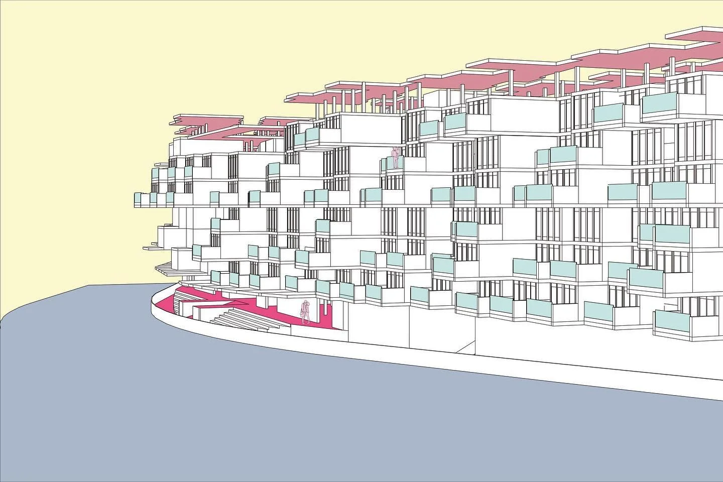 arc307 Creekwalk Housing - (swipe to see) Composite Drawing