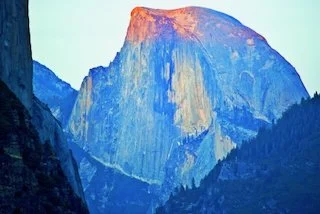 Sunset on Half Dome, Yosemite