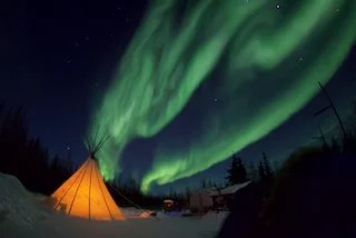Aurora Borlealis over Northern Canada