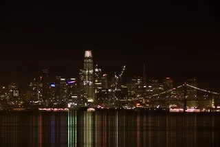 San Francisco skyline from Alameda