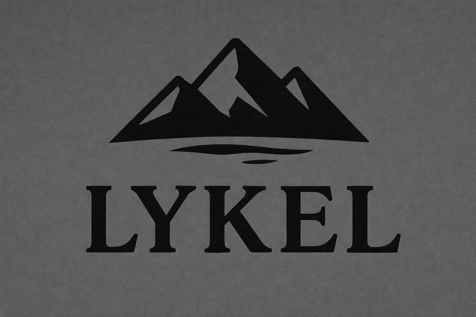 A logo featuring a stylized mountain range with a reflection below, and the word 'LYKEL' underneath.