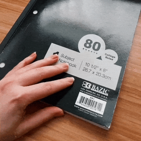 Ode to dollar store notebooks