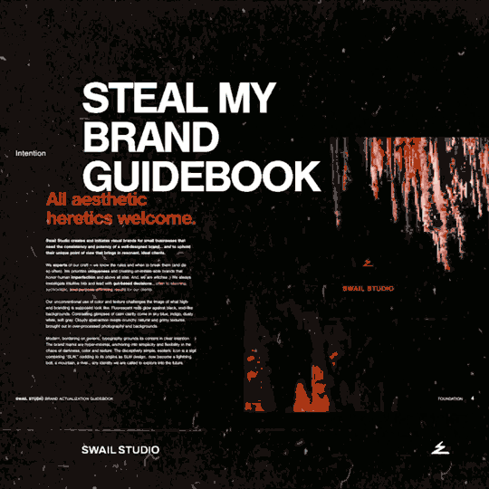 Steal my brand guidebook 😈