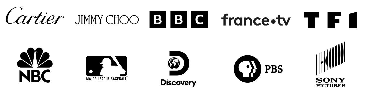 Line drawing infographic with icons, text, and a logo for france.tv, discussing a topic related to artificial intelligence or technology.