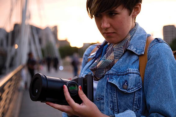 The "Precision Bombing Device I" is a product intended for sowing seeds at long distances and over barriers (such as a fence). Although it appears to be a genuine camera, this piece has been fabricated from scratch. Inside, it contains a mechanism th