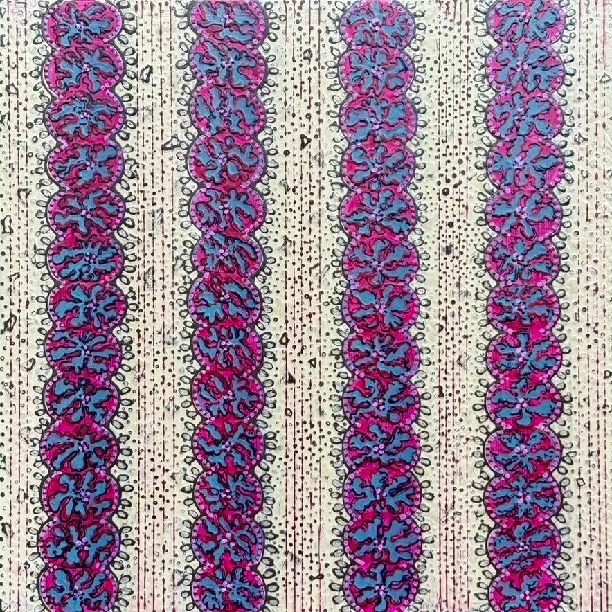 Ankara Abstract | 2025 | 16" x 16"