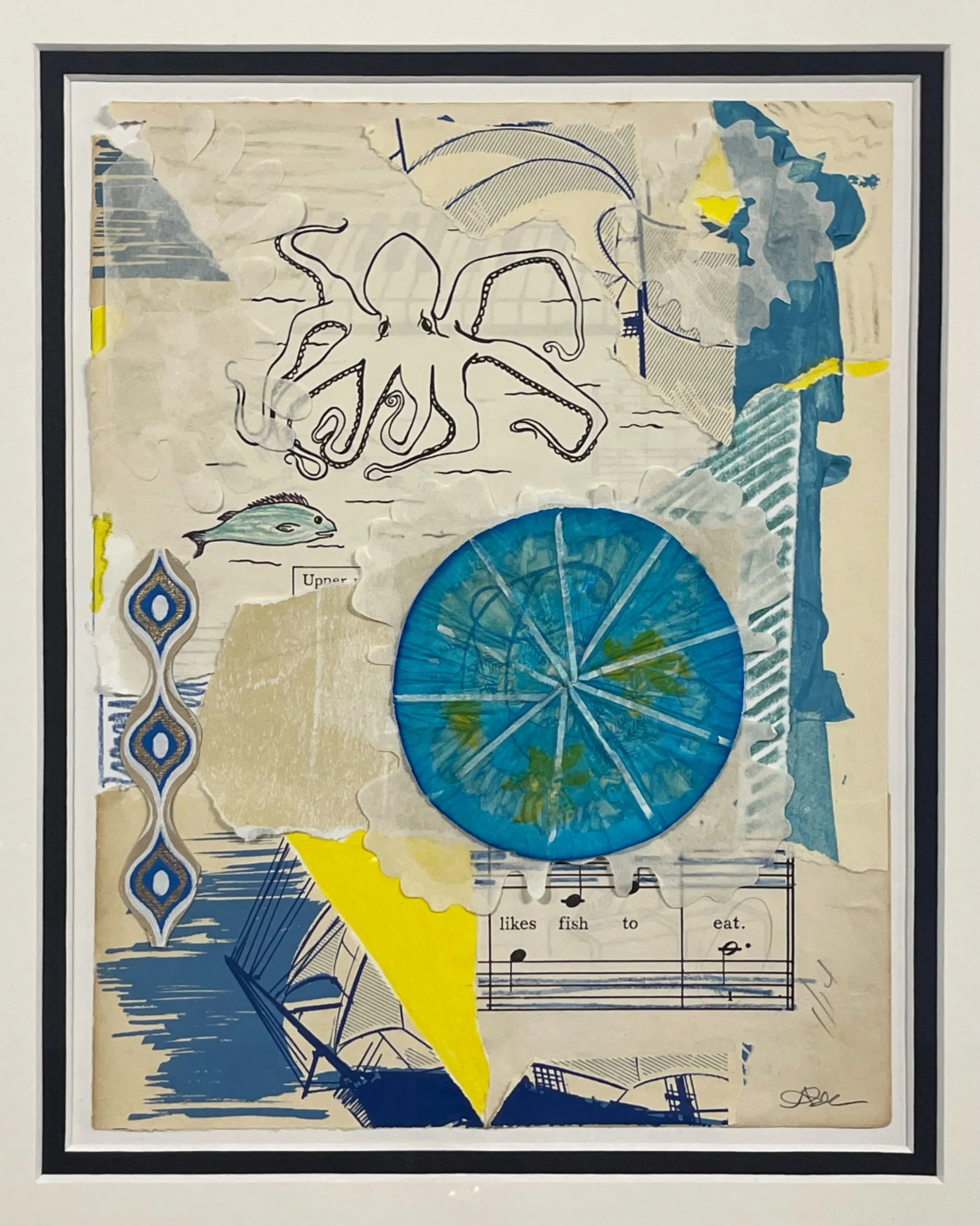 Likes to Eat Fish | 2024 | 8" x 10"