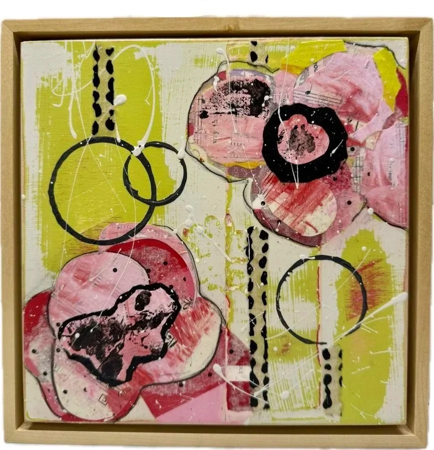 Springtime Trapeze | 2024 | 8" x 8" 