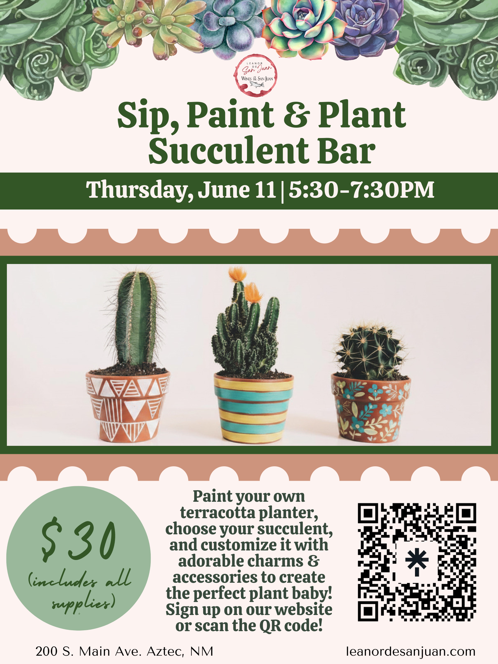 Sip, Paint &amp; Plant