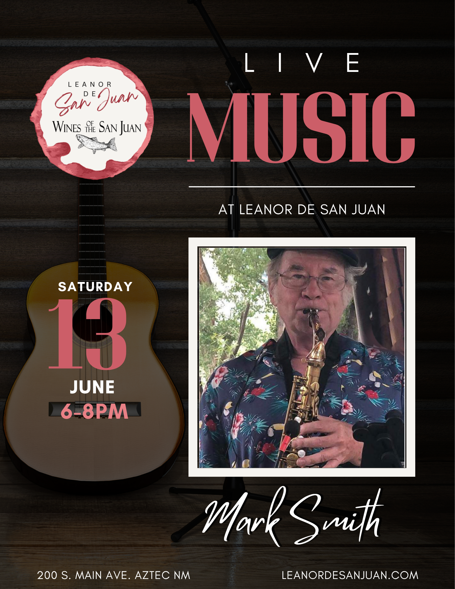 Live Music with Mark Smith 