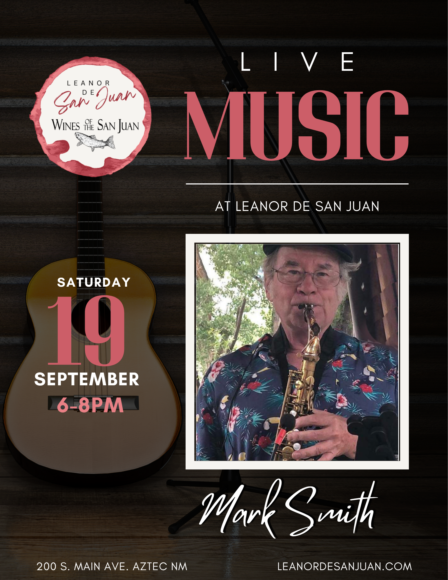 Live Music with Mark Smith 