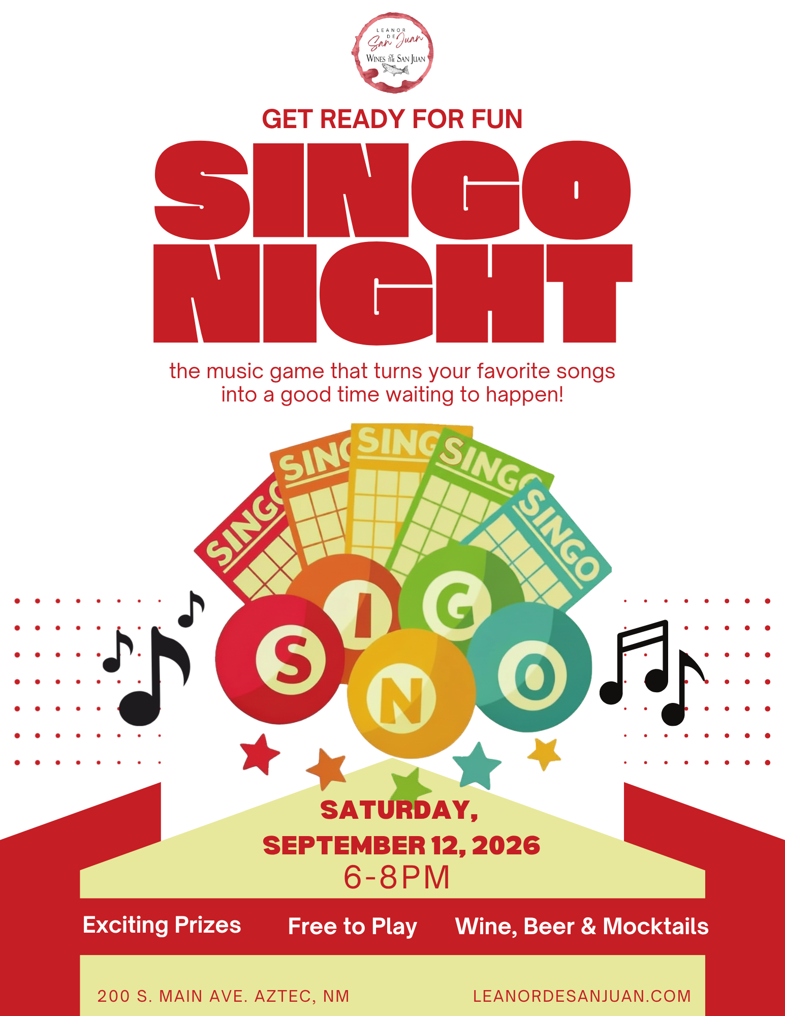 SINGO-Musical Bingo