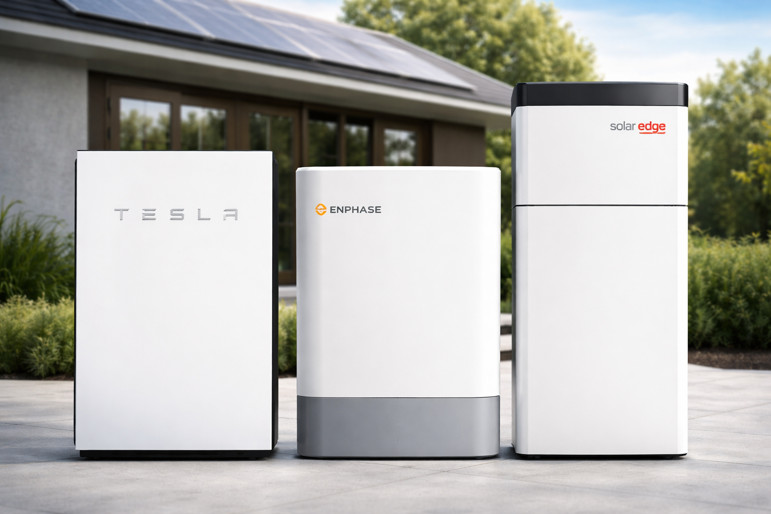 Picture of home storage batteries - Tesla, Enphase and SolarEdge..png