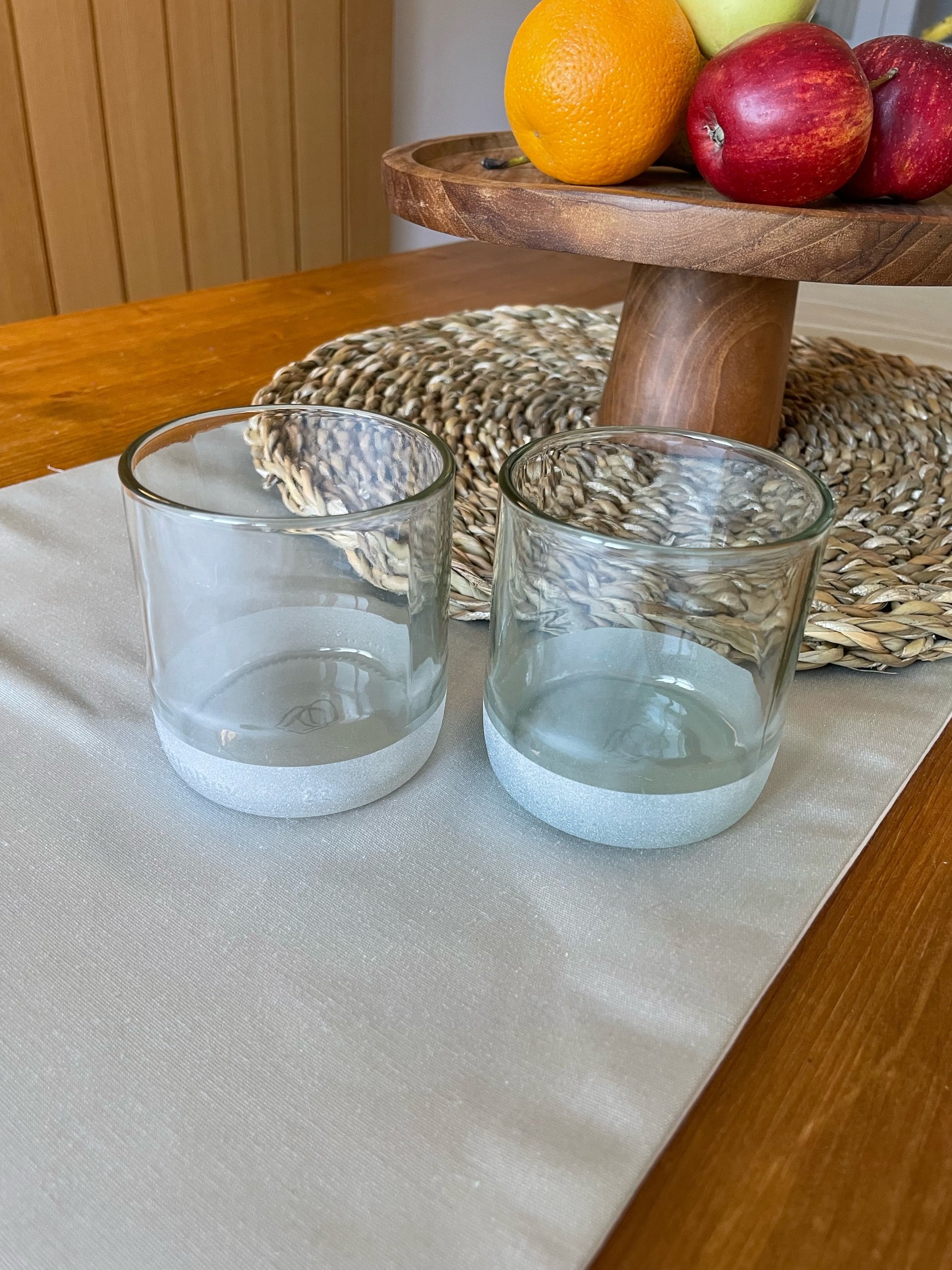 Upcycled Clear Drinks Glass (Pair)