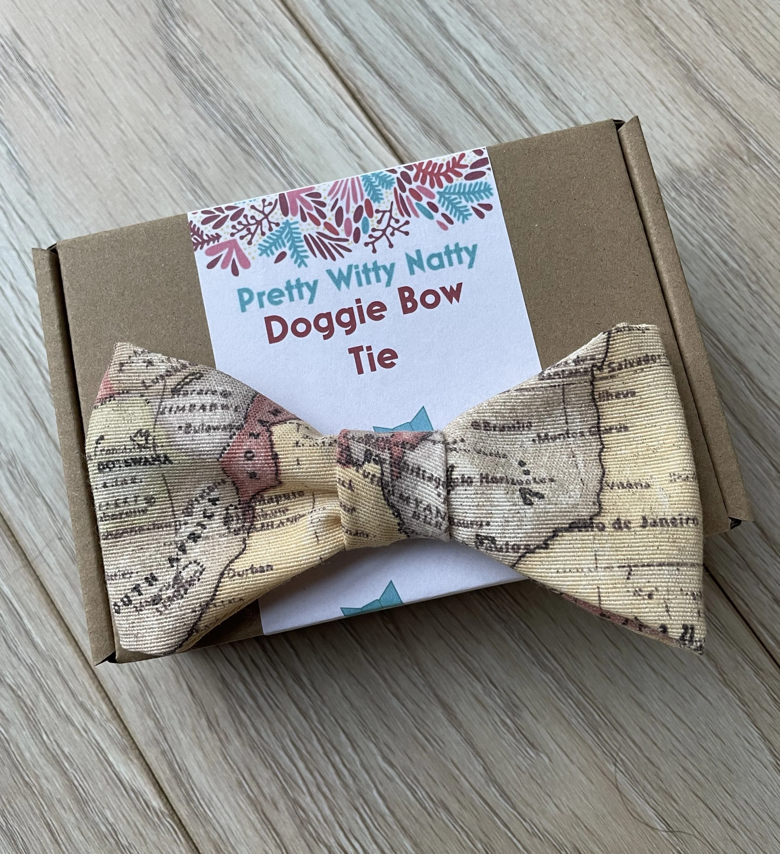 Dog Bow Tie - Fastens to doggie's collar