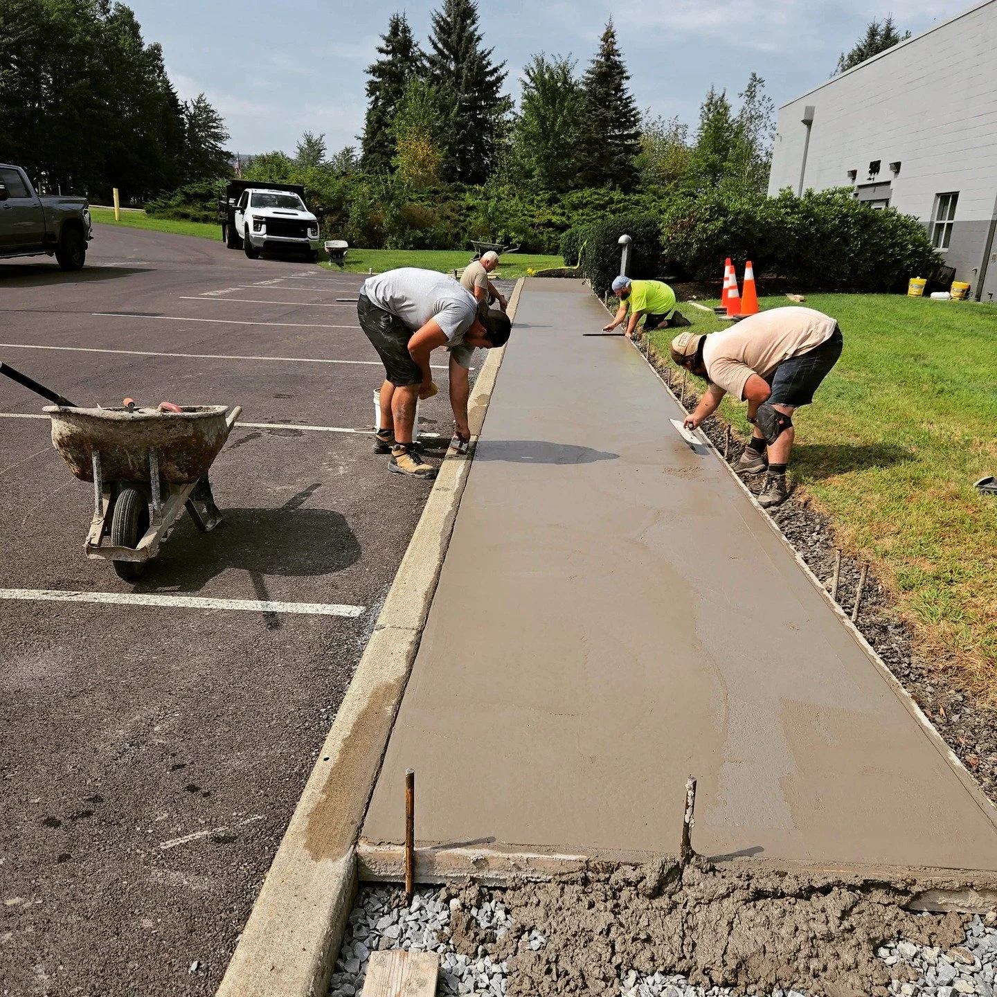 Sidewalks, slabs and driveways! #qualitymasonryNEPA #concreteslabs #sidewalks #driveway #concrete