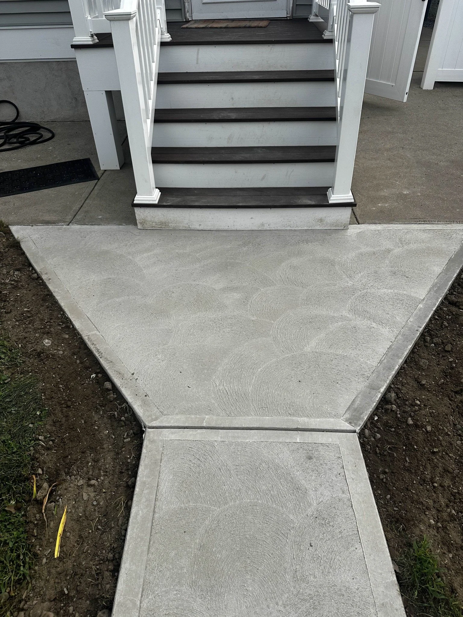 Landings, steps, sidewalks or patios. Get it right the first time with us! #qualitymasonrynepa #concrete #sidewalk