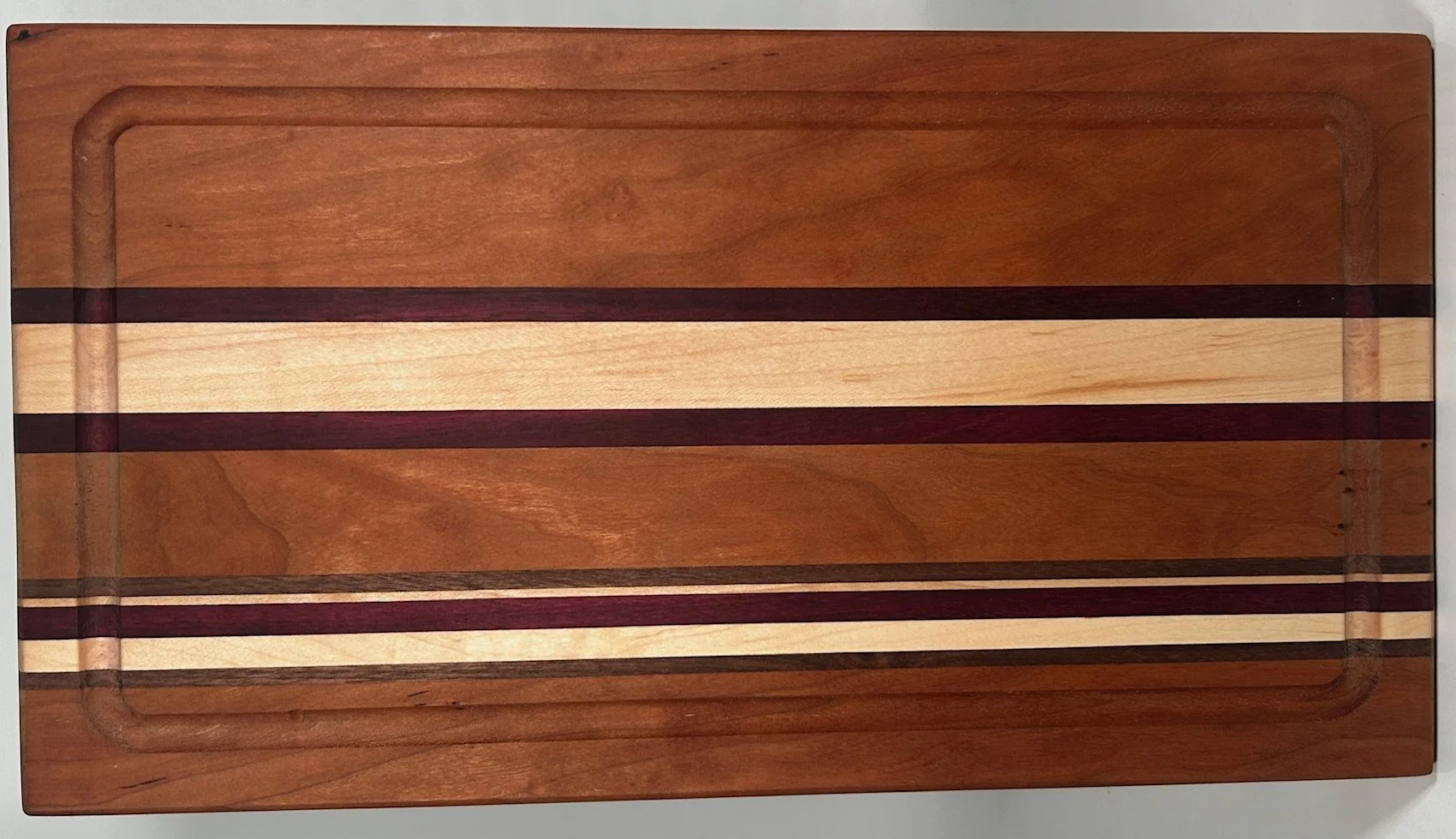 9" X 16.5" Striped Rectangle Cutting Board