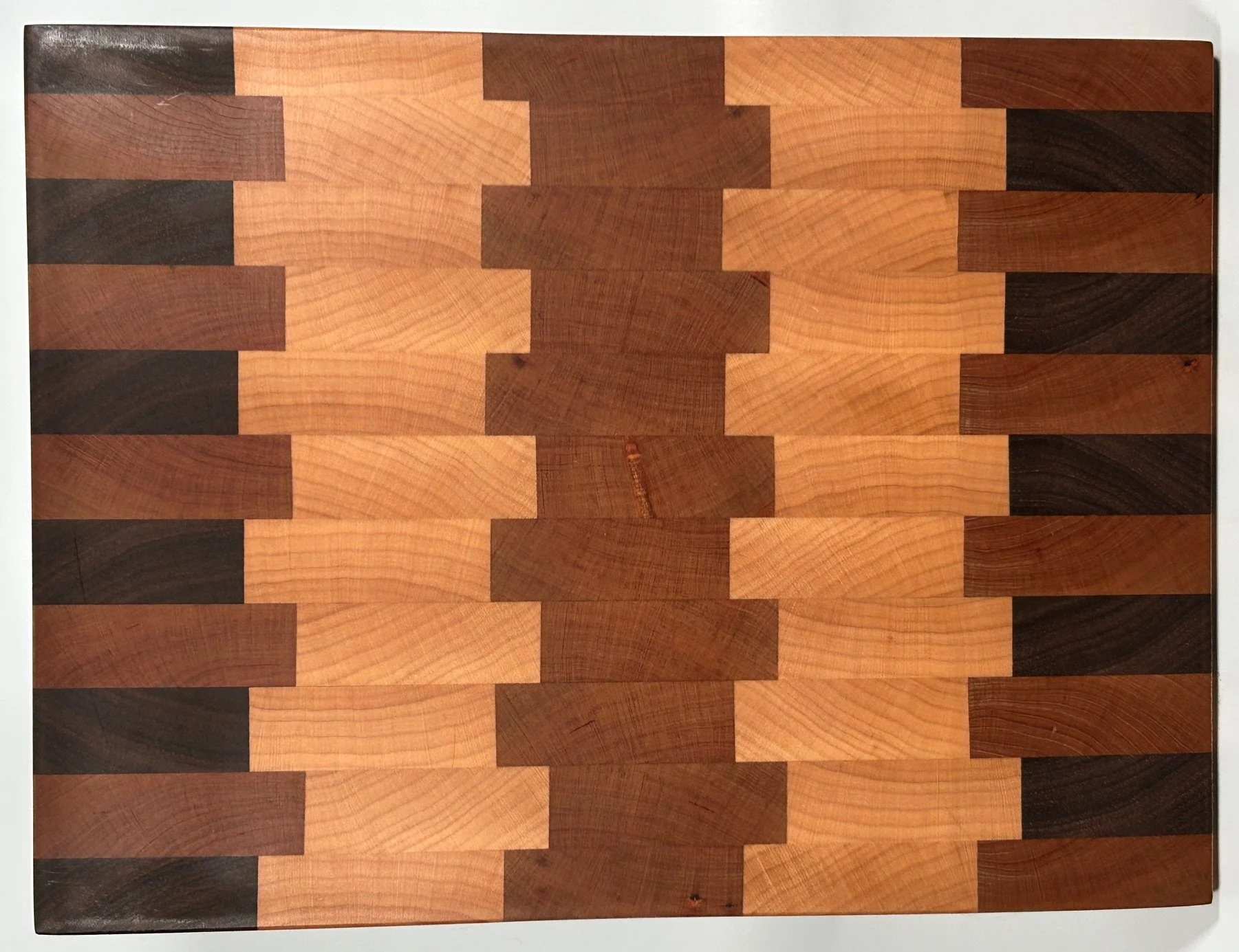 12" X 14" Checker Cutting Board